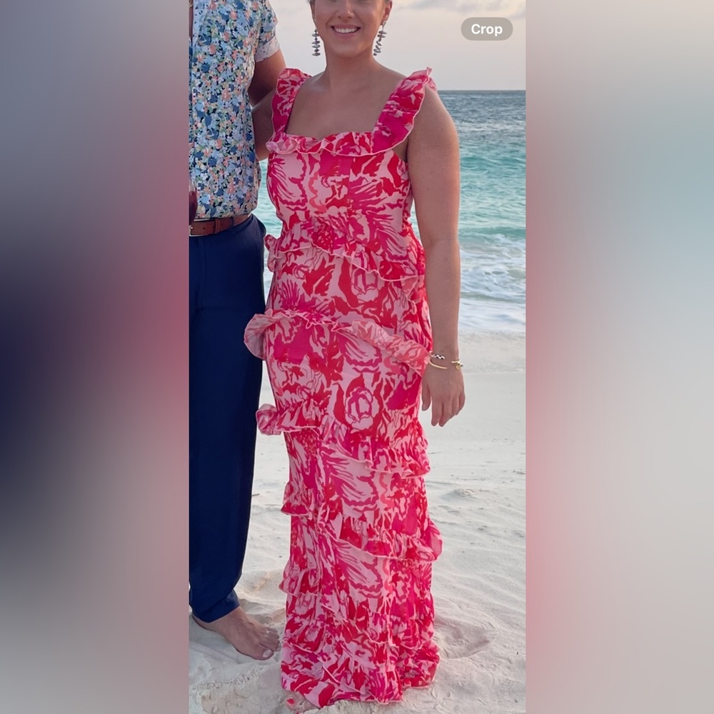 Pretty Lavish Pink and Red Dress